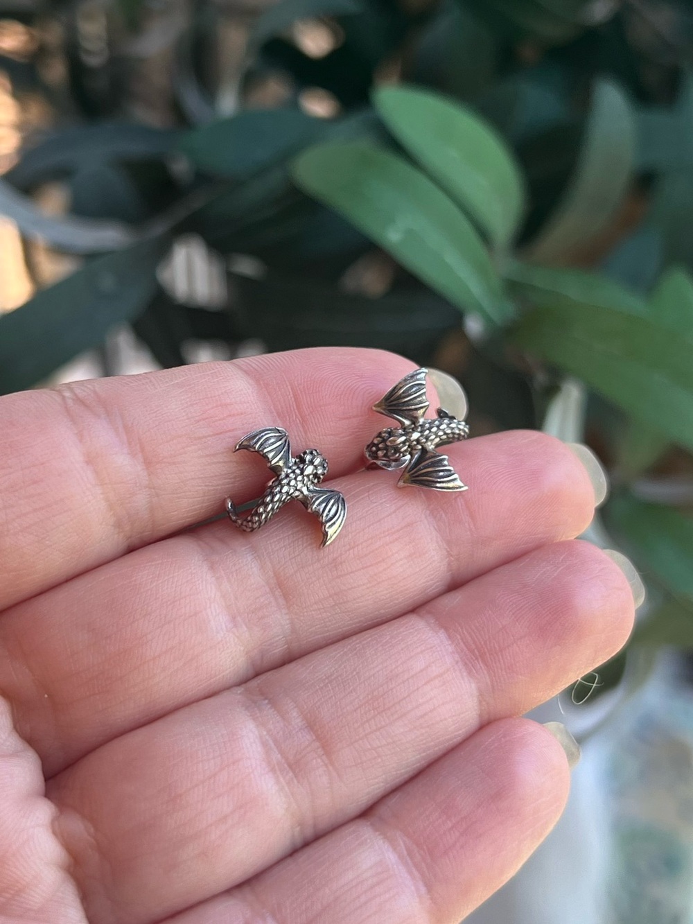 Pandora x Game of Thrones Dragon Stud Earrings – Sterling Silver - Picture 3 of 10
